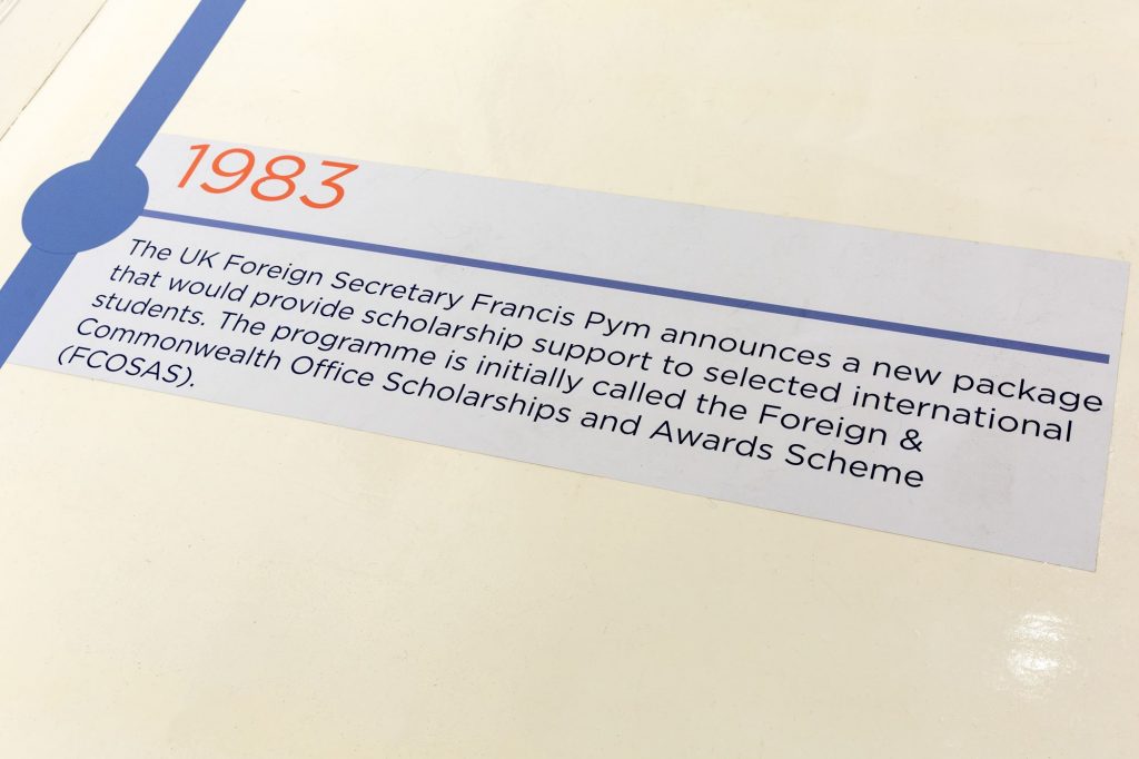 A timeline of Chevening's history