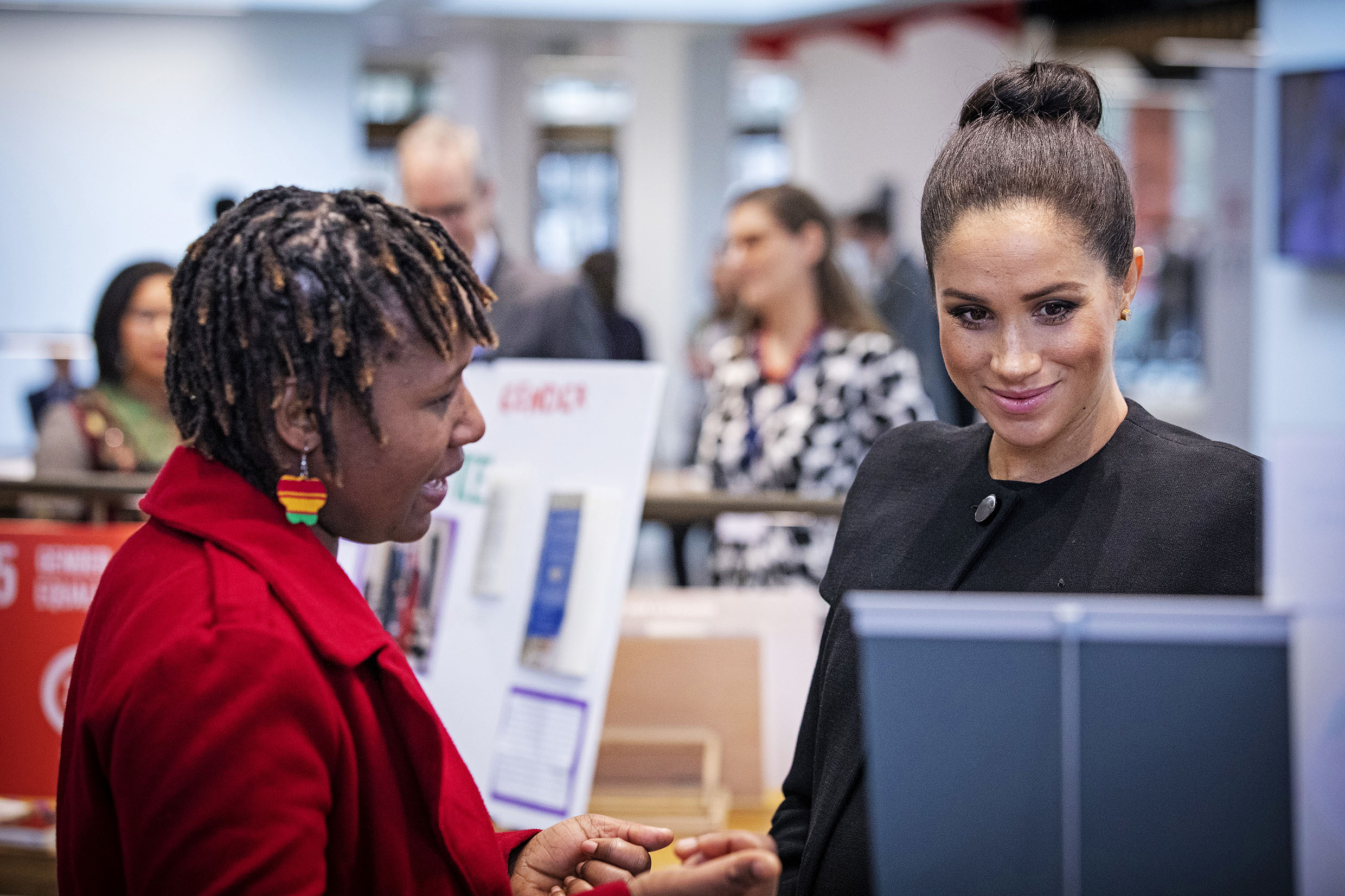 Duchess of Sussex in conversation with Mayamiko Chibowa Duchess of Sussex in conversation with Mayamiko Chibowa