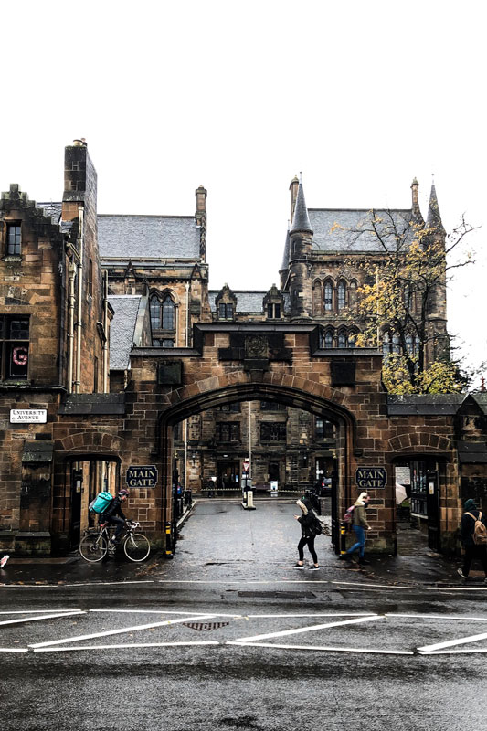 Main gate, University of Glasgow Main gate, University of Glasgow