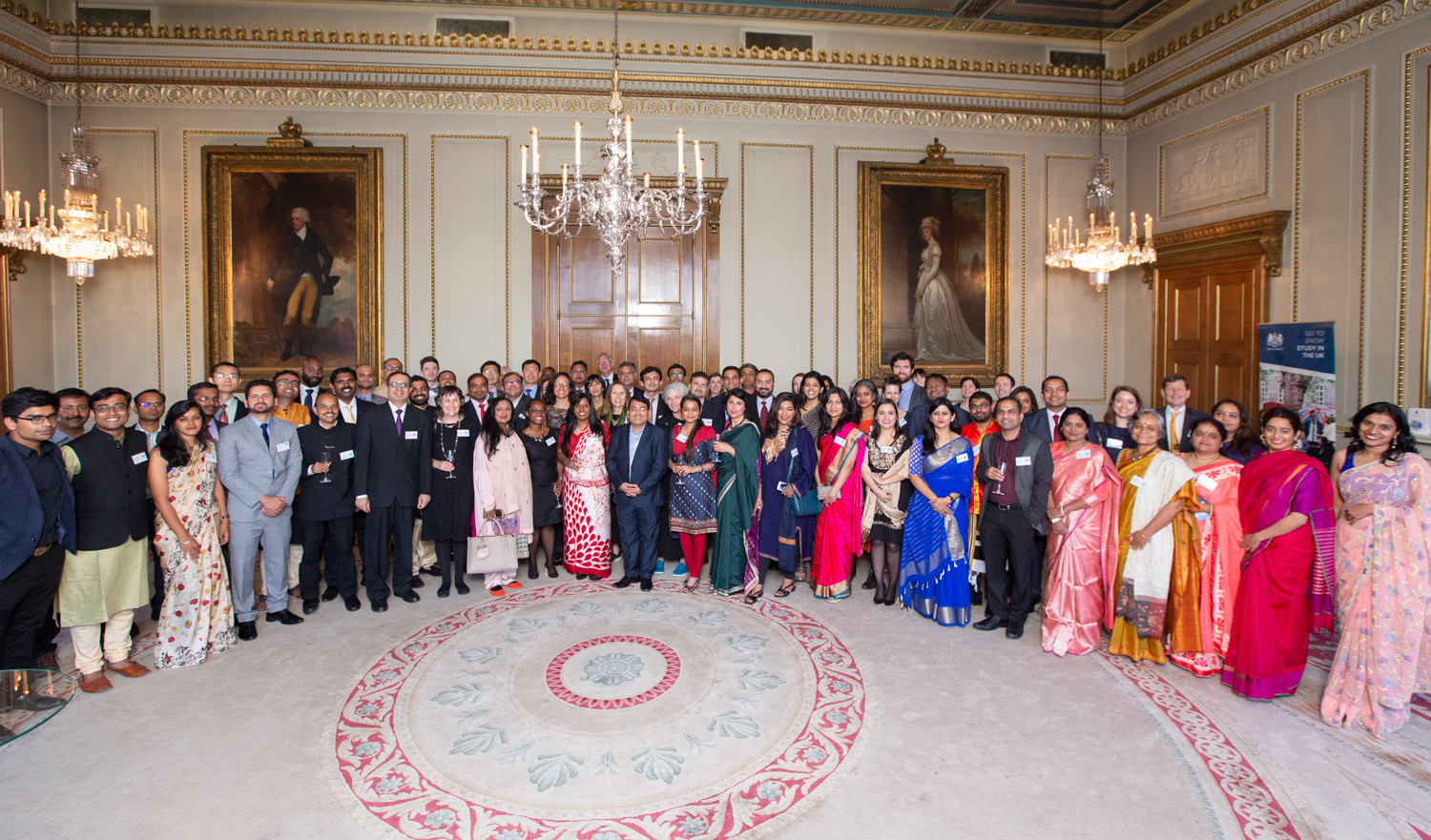 All attendees pose for a photo All attendees pose for a photo