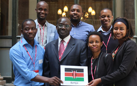 Kenyan scholars were delighted to meet their high commissioner to the UK Kenyan scholars were delighted to meet their high commissioner to the UK