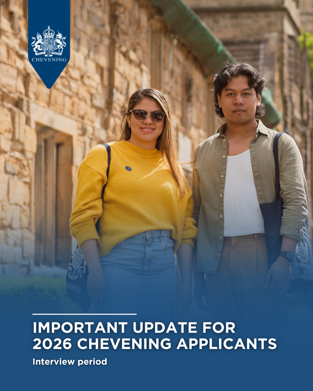 Instagram- Chevening 'Interview tips' graphic